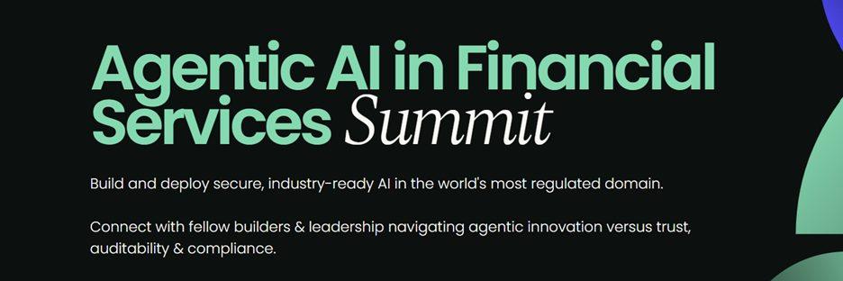 Agentic AI in Finance Summit New York banner