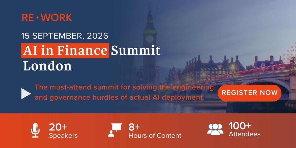 AI in Finance Summit London banner