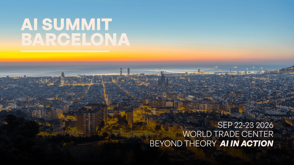 AI Summit Barcelona banner