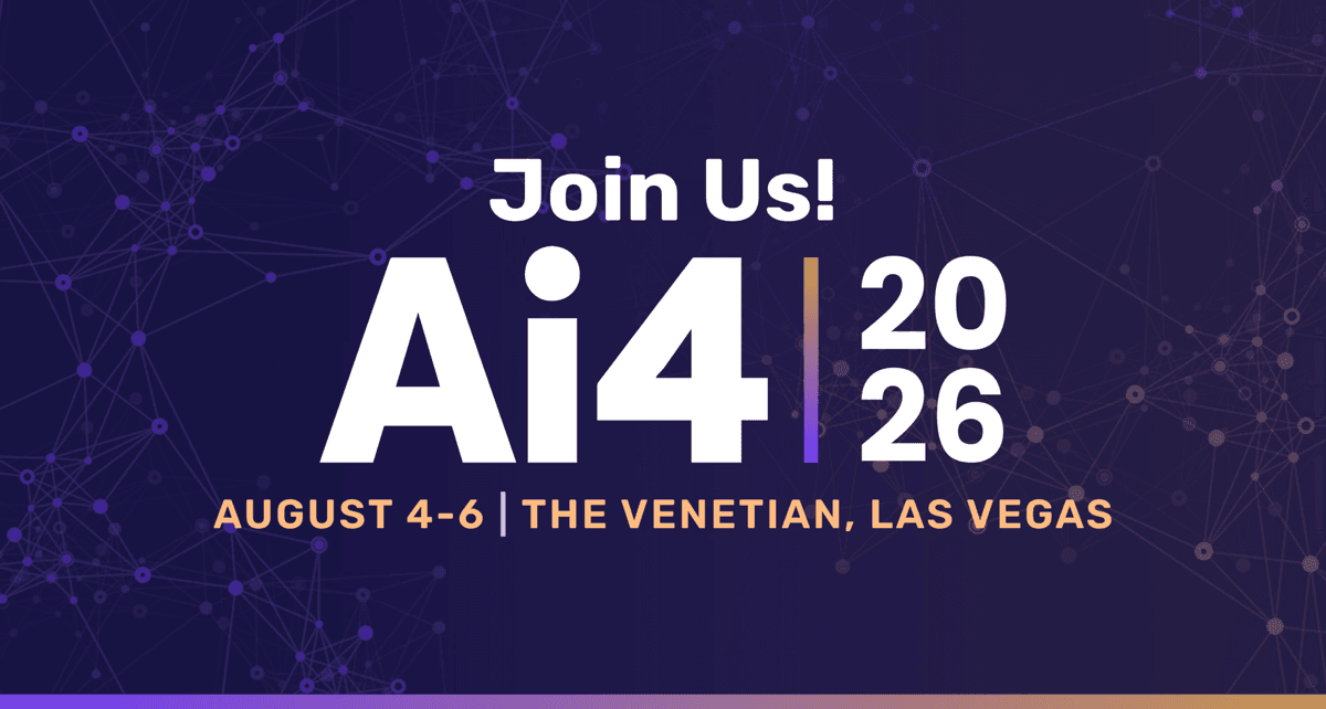 Ai4 2026 banner
