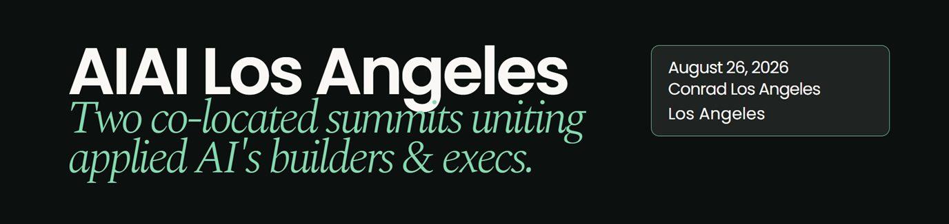 AIAI Summit Los Angeles banner