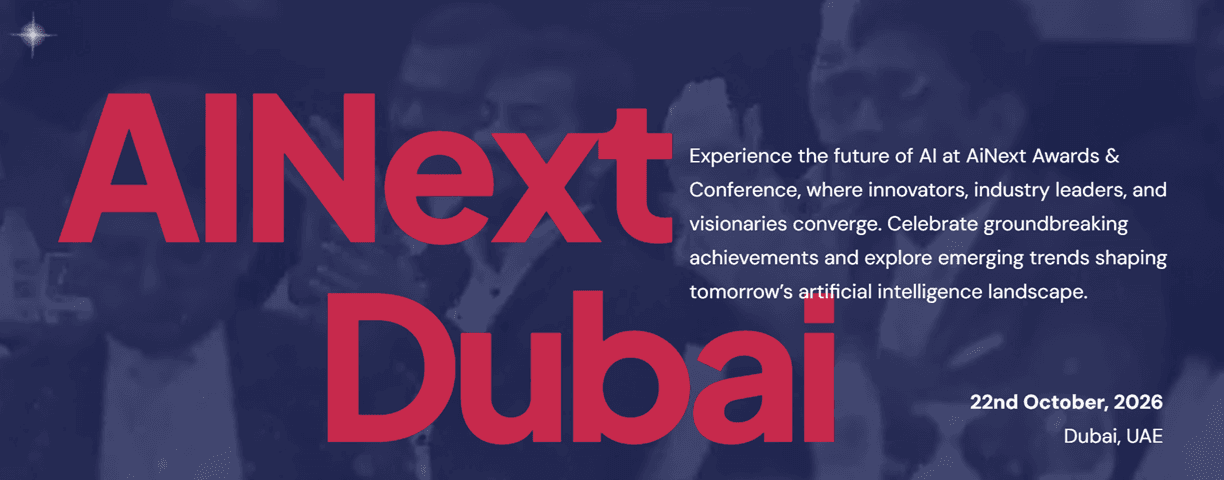 AINext Conference Dubai 2026 banner