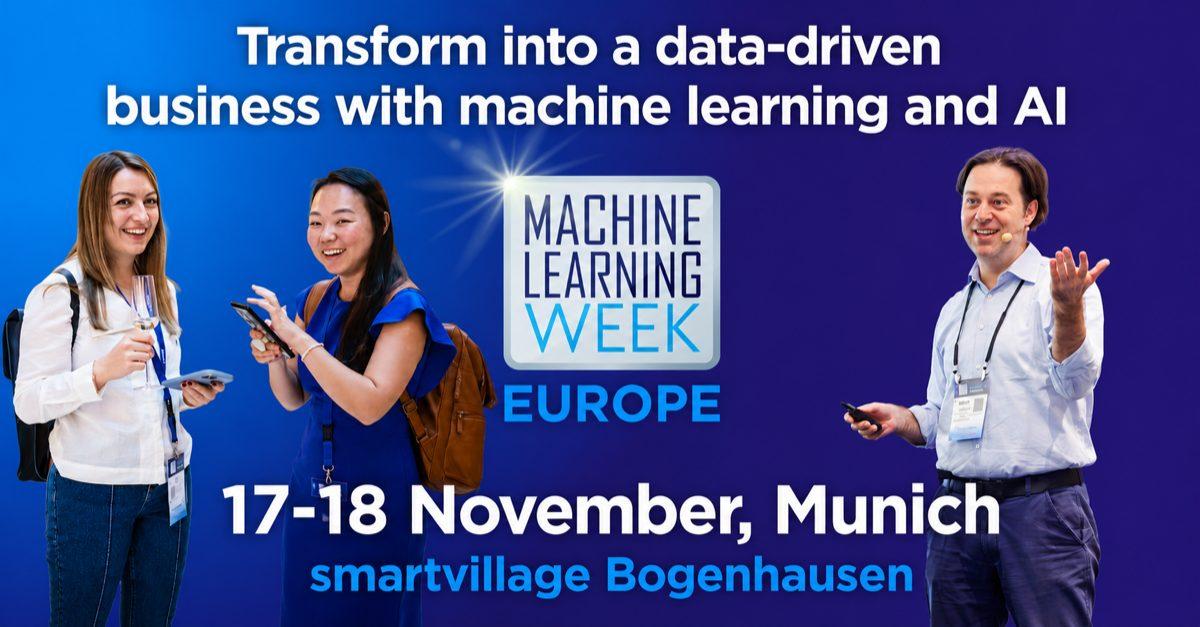 Machine Learning Week Europe 2026 banner