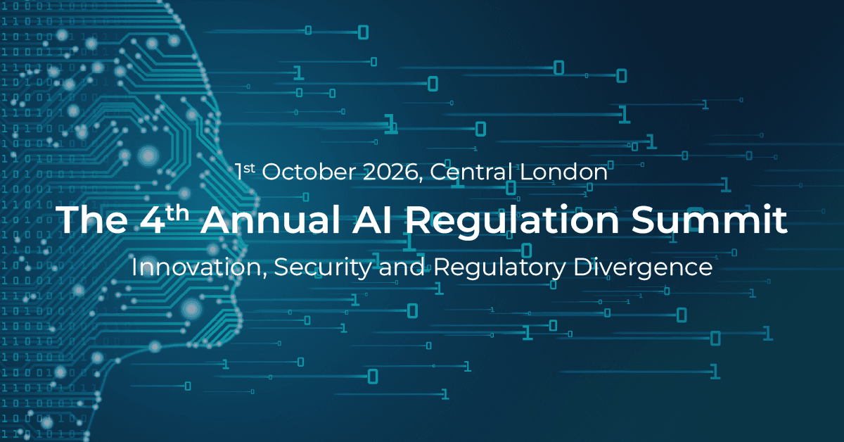 The 4th Annual AI Regulation Summit 2026 banner