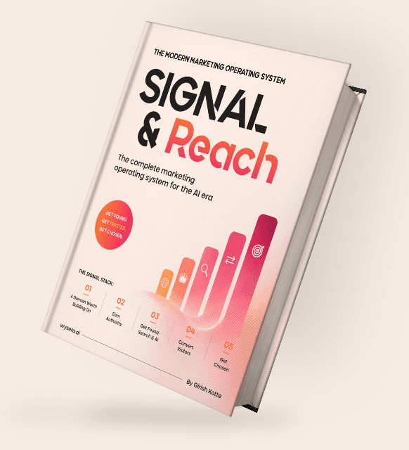 Signal & Reach, the complete marketing operating system for the AI era, by Girish Kotte