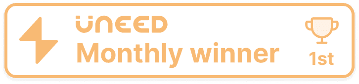 Uneed: #1 Product of the Month · Wysera