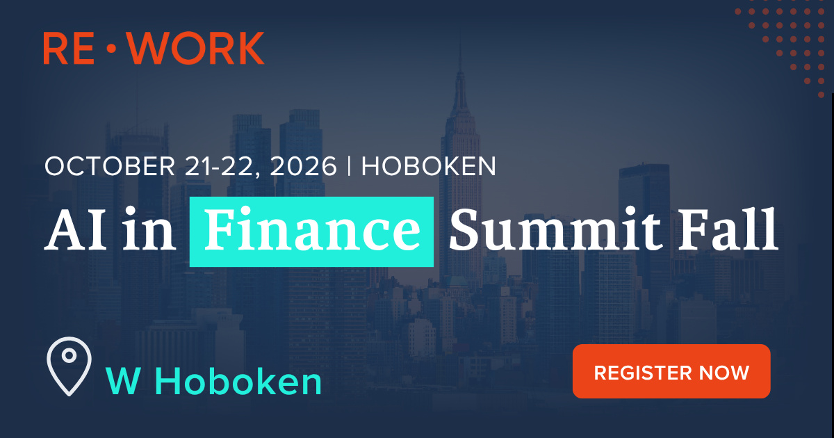 AI in Finance Summit Fall 2026 banner