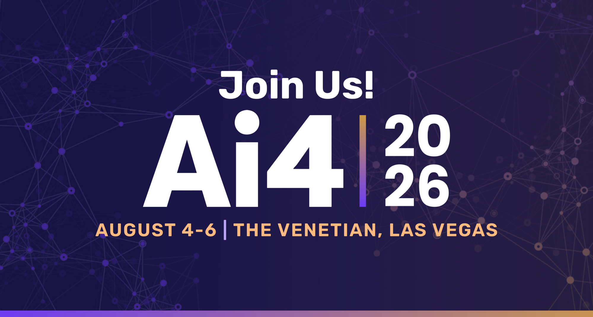 Ai4 2026 banner