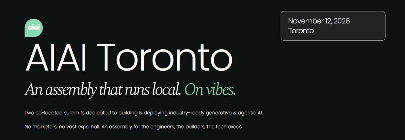 AIAI Toronto banner