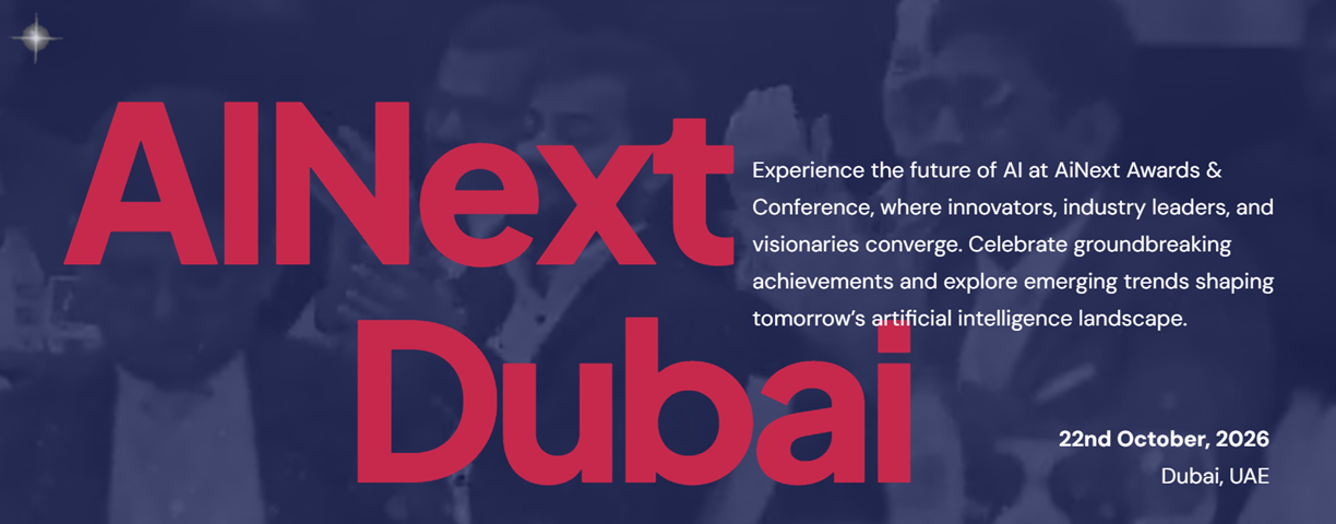 AINext Conference Dubai 2026 banner