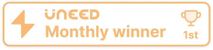 Wysera — #1 Product of the Month on Uneed